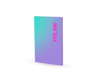 Libreta encolada milan coleccion sunset din a4 48 hojas 95 gr cuadricula 5mm lila