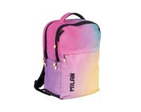 Mochila milan coleccion sunset 5 cremalleras 25 l negro 454x280x200 mm