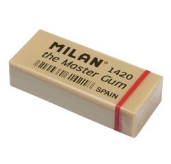 Goma de borrar milan 1420 master gum caja de 5 unidades