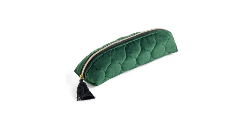 Bolso portatodo miquelrius highland days terciopelo verde 215x60x58 mm