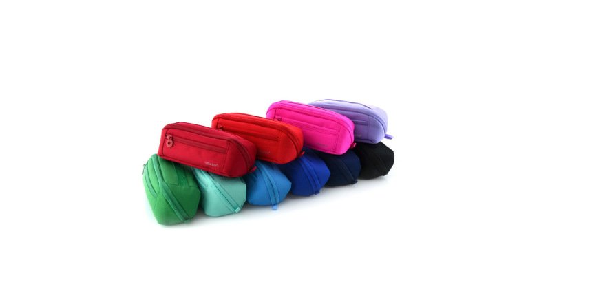Estuche portatodo office box convertible en cubilete de mesa colores surtidos 230x80x80 mm