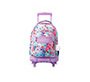 Mochila con carro totto gatitos morado 455x320x180 mm