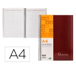 Libro de reservas liderpapel espiral din a4 restaurante 80 hojas papel 80 gr