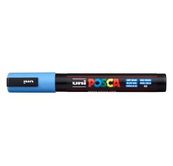 Rotulador uni posca pc-5m marcador de pintura punta conica 1,8-2,5 mm azul cielo