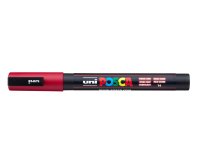Rotulador uni posca 0,9 - 1,3mm pc-3m rojo oscuro