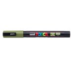 Rotulador uni posca 0,9 - 1,3mm pc-3m verde kaki