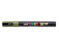Rotulador uni posca 0,9 - 1,3mm pc-3m verde kaki