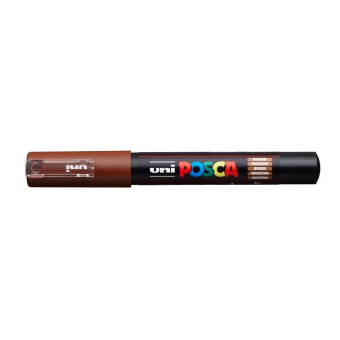 Rotulador uni posca 0,7mm pc-1m marron