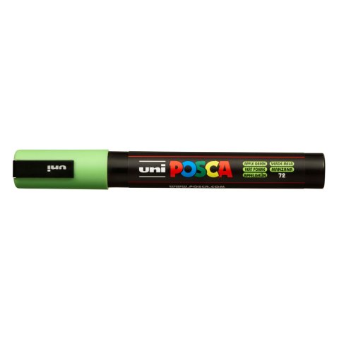 Rotulador uni posca 1,8 - 2,5mm pc-5m verde manzana