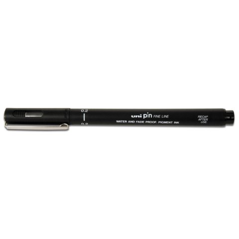 Rotulador uni pin calibrado pin02-200(s) negro