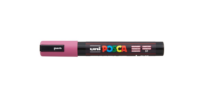 Rotulador uni posca 1,8 - 2,5mm pc-5m frambuesa