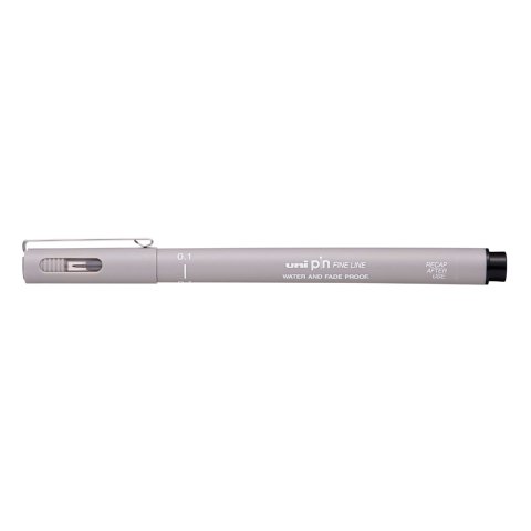Rotulador uni pin calibrado pin01-200 gris claro