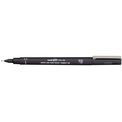 Rotulador uni pin calibrado pin04-200(s) negro