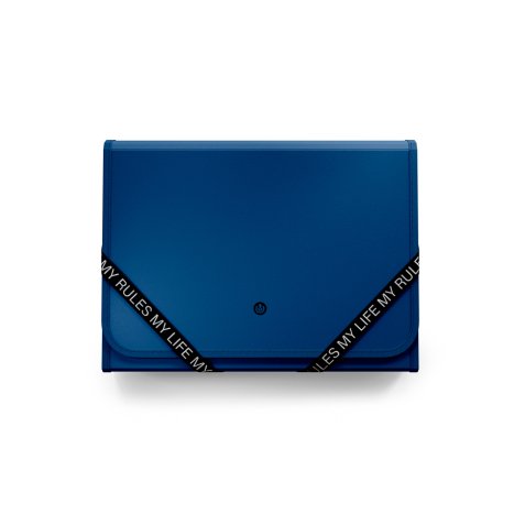 Carpeta carchivo my rules clasificadora acordeon 13 departamentos polipropileno con gomas folio color azul