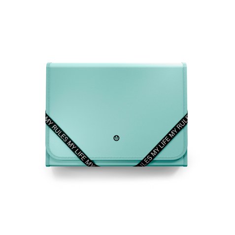 Carpeta carchivo my rules clasificadora acordeon 13 departamentos polipropileno con gomas folio color verde