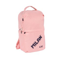 Mochila escolar milan con cierre de seguridad 15 litros 430 since 1918 color rosa