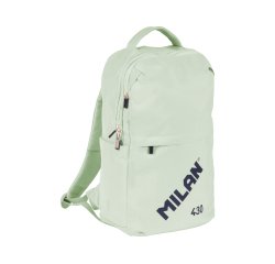 Mochila escolar milan con cierre de seguridad 15 litros 430 since 1918 color verde