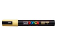 Rotulador uni posca 1,8 - 2,5 mm pc-5m amarillo pajizo