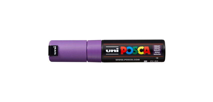 Rotulador uni posca 8 mm pc-8k violeta