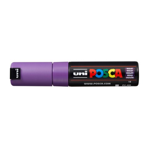 Rotulador uni posca 8 mm pc-8k violeta