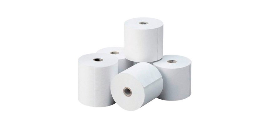 Rollo sumadora termico 80x80x12 mm sin bisfenol paquete de 8 unidades