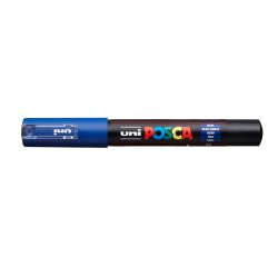 Rotulador uni posca 0,7 mm pc-1m azul