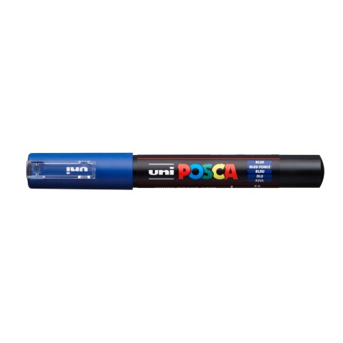 Rotulador uni posca 0,7 mm pc-1m azul