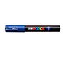 Rotulador uni posca 0,7 mm pc-1m azul