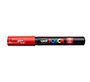 Rotulador uni posca 0,7 mm pc-1m rojo