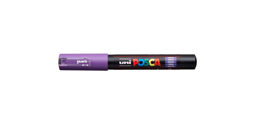 Rotulador uni posca 0,7 mm pc-1m violeta