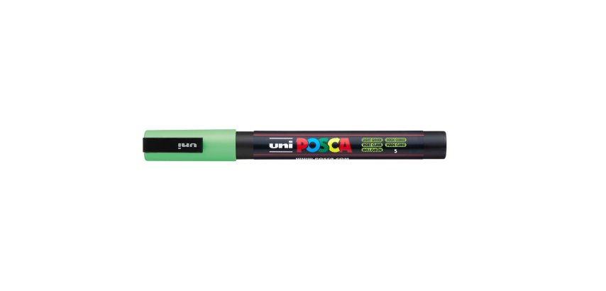 Rotulador uni posca 0,9 - 1,3 mm pc-3m verde claro