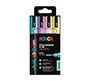 Rotulador uni posca pc-5m/4c estuche de 4 unidades colores pastel surtidos