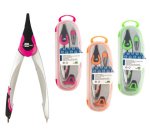 Compas liderpapel adaptador universal y minas colores surtidos