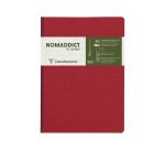 Libreta cosida clairefontaine 14,8x21 cm 96 hojas age-bag liso rojo