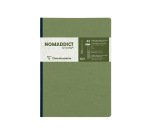 Libreta cosida clairefontaine 14,8x21 cm 96 hojas age-bag liso verde