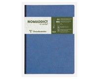 Libreta cosida clairefontaine 14,8x21 cm 96 hojas age-bag liso azul