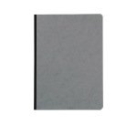 Libreta cosida clairefontaine 14,8x21 cm 96 hojas age-bag liso gris