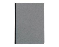 Libreta cosida clairefontaine 14,8x21 cm 96 hojas age-bag liso gris