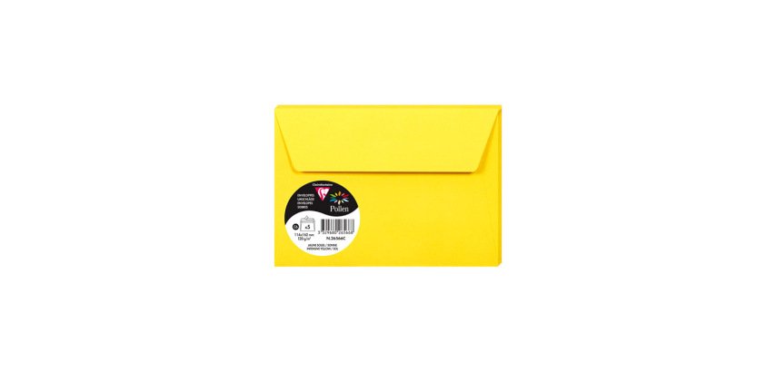 Sobre clairefontaine pollen 114x162 cm 120g sol pack de 5 unidades
