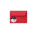 Sobre clairefontaine pollen 114x162 cm 120g rojo grosella pack de 5 unidades