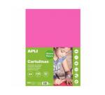Cartulina apli din a4 170 g/m2 fucsia paquete de 50 hojas