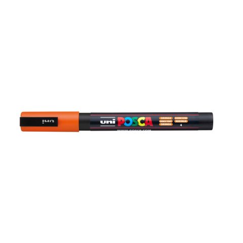 Rotulador uni posca pc-3m naranja