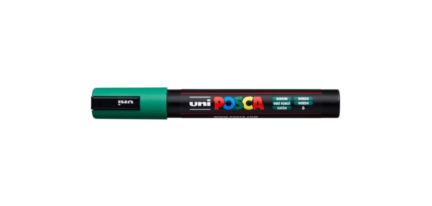 Rotulador uni posca pc-5m verde