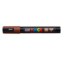 Rotulador uni posca pc-5m marron