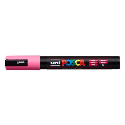 Rotulador uni posca pc-5m rosa