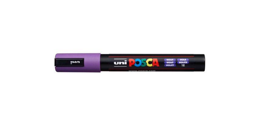 Rotulador uni posca pc-5m violeta