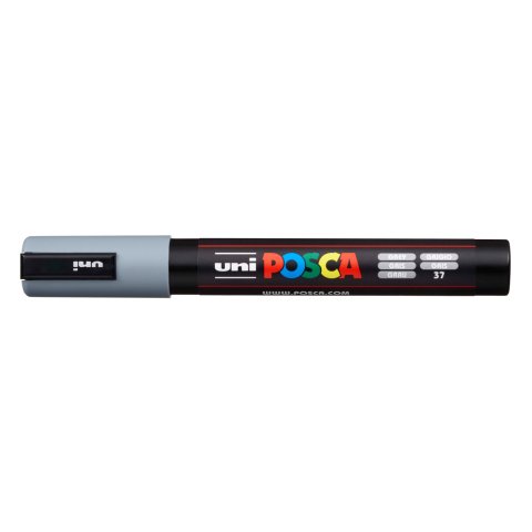 Rotulador uni posca pc-5m gris