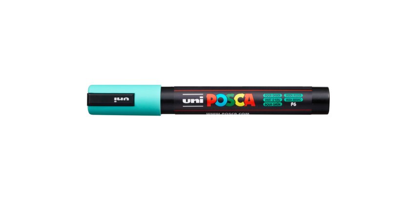 Rotulador uni posca pc-5m verde marino