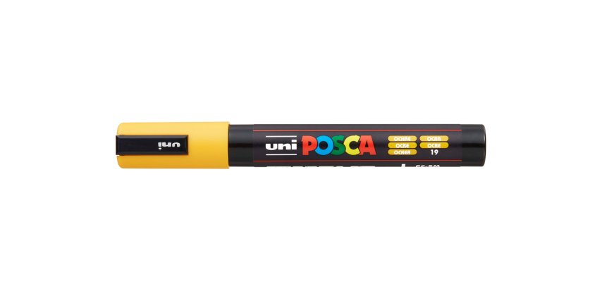Rotulador uni posca pc-5m ocre