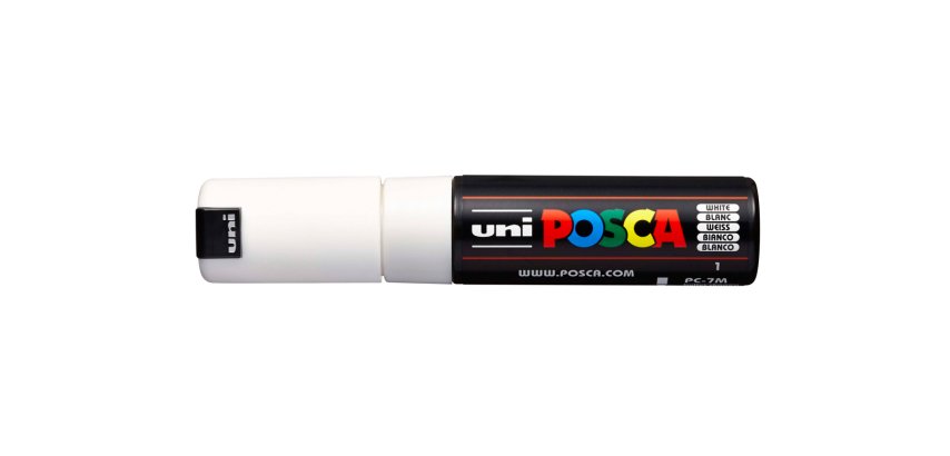 Rotulador uni posca pc-7m blanco